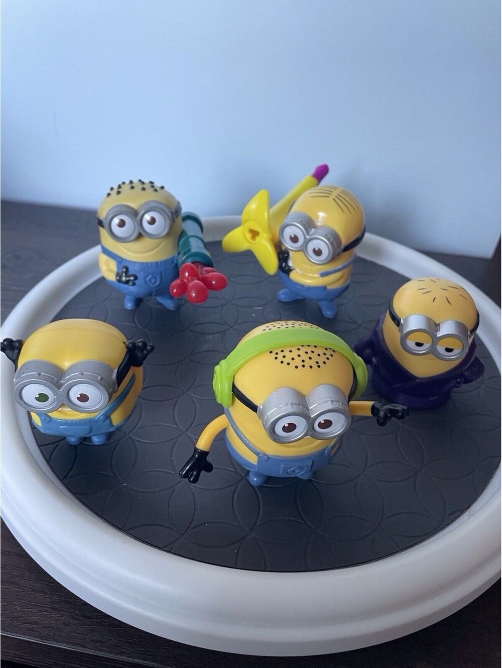 Despicable Me Minion Figures Cake Toppers- Banana Launcher Whistle Banana Lot 6